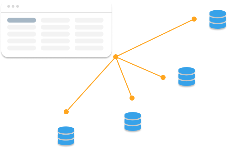 Schéma de l'architecture multi-locataire d'OenoPim